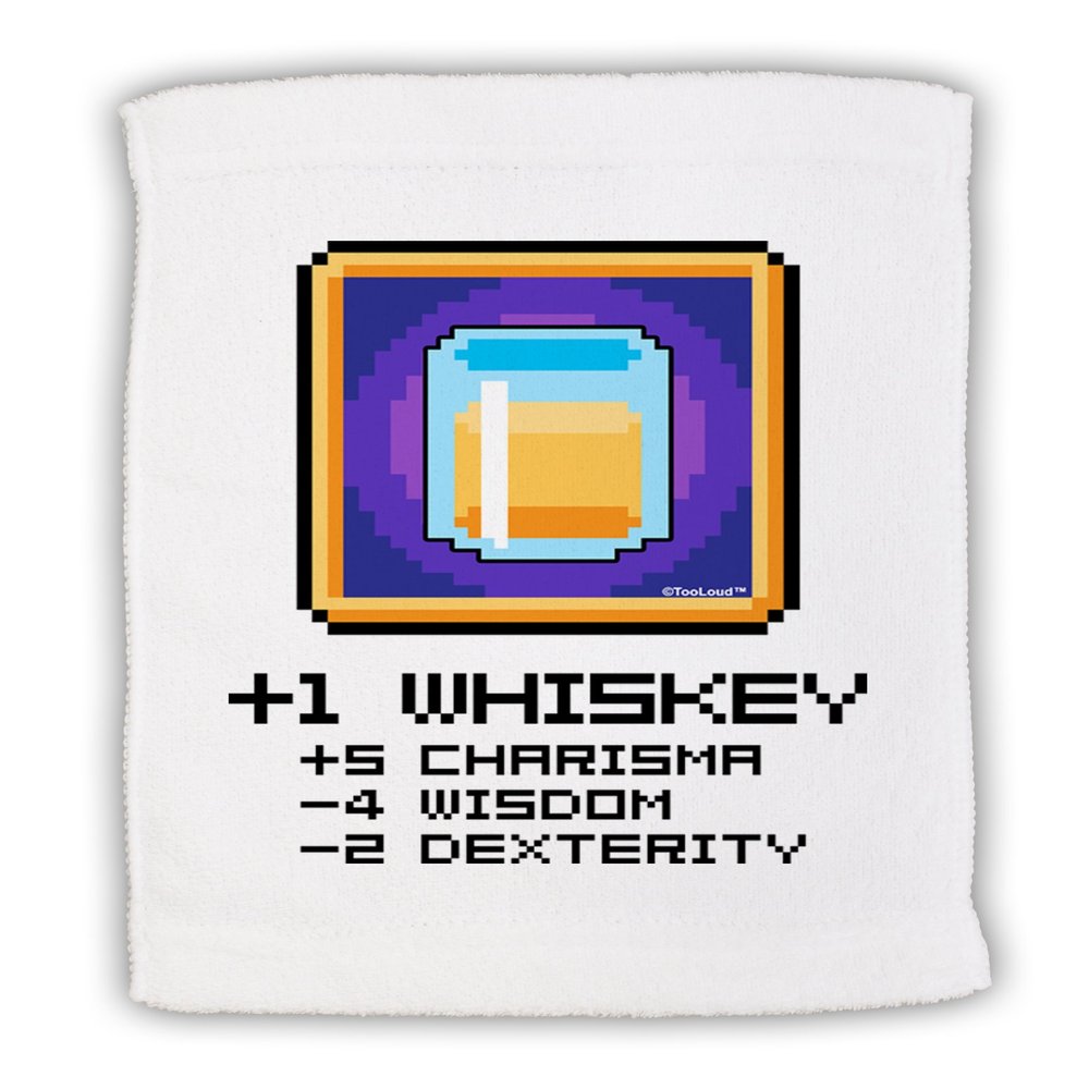 TOOLOUD Pixel Whiskey Item Micro Terry Sport Towel 15" x 22"