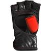 Forza Sports Leather MMA Training Gloves - Medium - Black/Red view 3