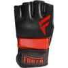 Forza Sports Leather MMA Training Gloves - XL - Black/Red view 2