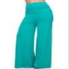 Superline Solid Palazzo Pants 3X-Large Jade view 1