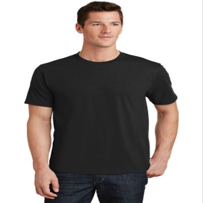 PORT AND COMPANY Fan Favorite Tee (PC450) Jet Black, L