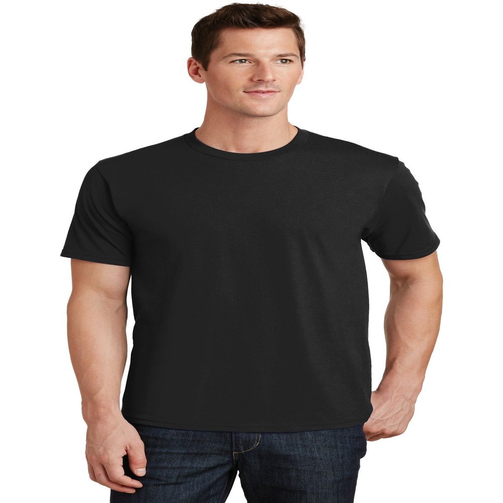 PORT AND COMPANY Fan Favorite Tee (PC450) Jet Black, L