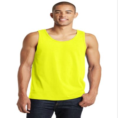 District Young Men's The Concert Tank_Neon Yellow_M