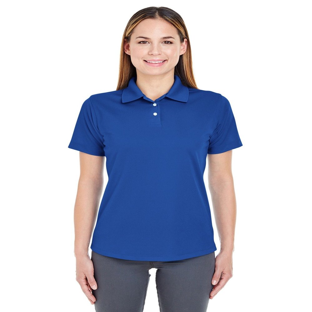 UltraClub Ladies' Cool & Dry Stain-Release Performance Polo S COBALT