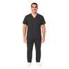 M&M SCRUBS Men Scrub Set Medical Scrub Top and Pants XXL Black view 2