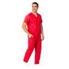 M&M SCRUBS Men Scrub Set Medical Scrub Top and Pants M Red view 4