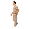 M&M SCRUBS Men Scrub Set Medical Scrub Top and Pants XS Khaki view 3