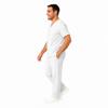M&M SCRUBS Men Scrub Set Medical Scrub Top and Pants XL White view 3