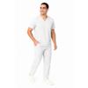 M&M SCRUBS Men Scrub Set Medical Scrub Top and Pants XL White view 4