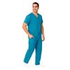 M&M SCRUBS Men Scrub Set Medical Scrub Top and Pants S Teal view 4