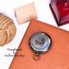 Nautical Ross London Brass Round Pocket Compass Marine Navigational Royal Device Gift Item Antique view 2