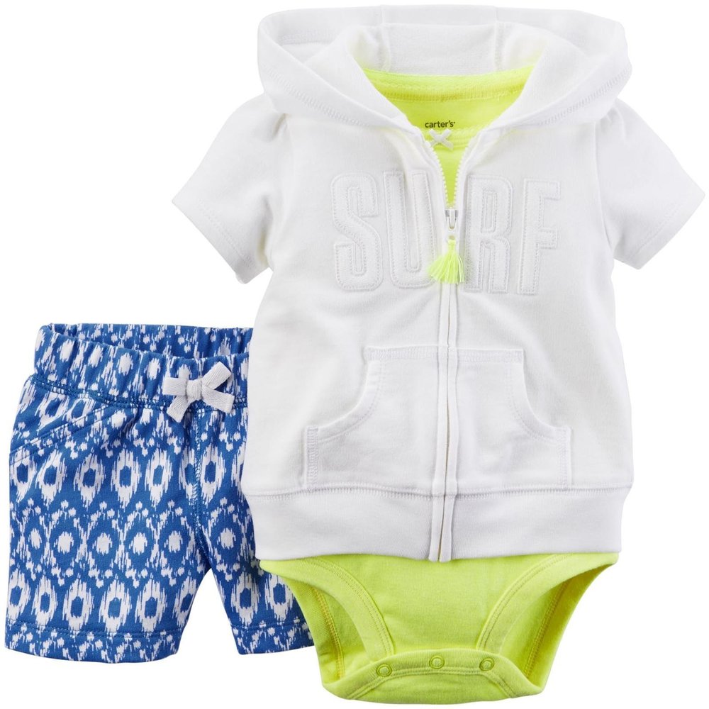 Carter's Cardigan Sets, Blue, 3 Months