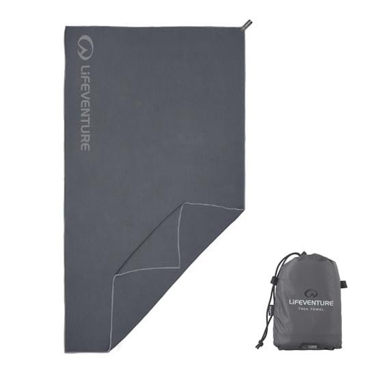 Lifeventure HydroFibre Trek Towel Large - Grey