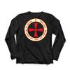 lepni.me Mens T Shirt God Wills it! The Knight Templar Crusaders Red Cross (XXX-Large Black Multi Color) view 1