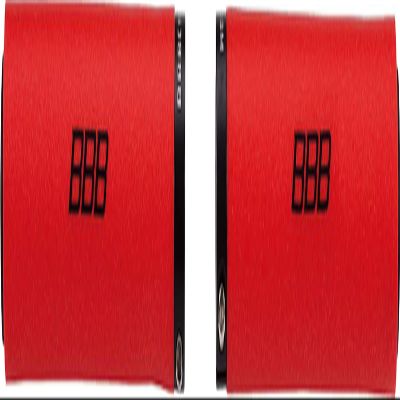 BBB BHG-35 442545 Bicycle Handle Grip, Lock-On Fixed, 5.1 inches (130 mm), Red