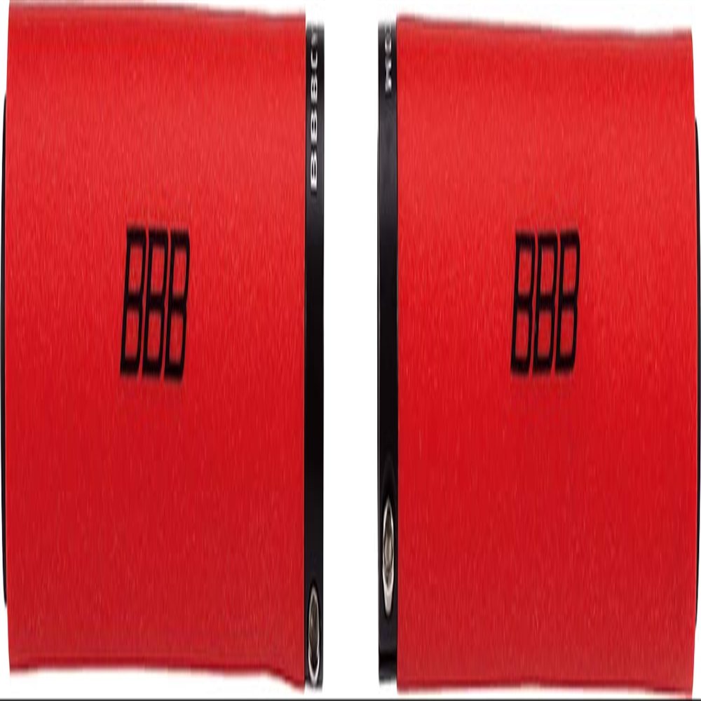 BBB BHG-35 442545 Bicycle Handle Grip, Lock-On Fixed, 5.1 inches (130 mm), Red