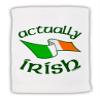 TOOLOUD Actually Irish Micro Terry Sport Towel 11"x18" view 1