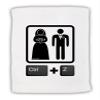 TOOLOUD Ctrl Z - Marriage Micro Terry Sport Towel 15" x 22" view 1
