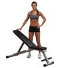 Powerline PFID125X Flat Incline Decline Folding Bench view 1