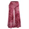 Made By Johnny MBJ WB1060 Womens Chic Tie Dye Palazzo Pants XXL Wine view 1