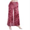 Made By Johnny MBJ WB1060 Womens Chic Tie Dye Palazzo Pants XXL Wine view 2