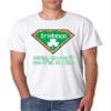 ALLNTRENDS Men's T Shirt Irishman Saving The World St Patrick's Day (3XL, White) view 1