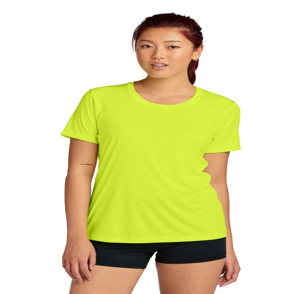 Clothe Co. Workout Tops for Women, Workout Shirt Women, Gym Tops for Women (Available in Plus Sizes), Neon Yellow, S