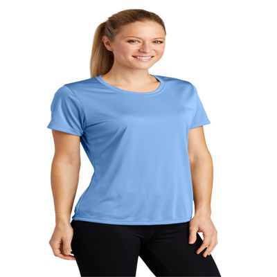 Clothe Co. Workout Tops for Women, Workout Shirt Women, Gym Tops for Women (Available in Plus Sizes), Carolina Blue, M