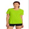 Clothe Co. Workout Tops for Women, Workout Shirt Women, Gym Tops for Women (Available in Plus Sizes), Lime Shock, S view 2