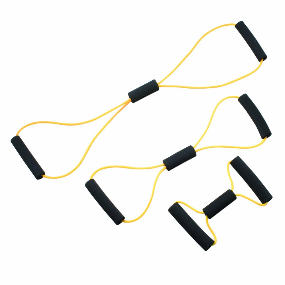 CanDo 10-5831 Bowtie Exerciser, Full Body Set, X-Light, Yellow