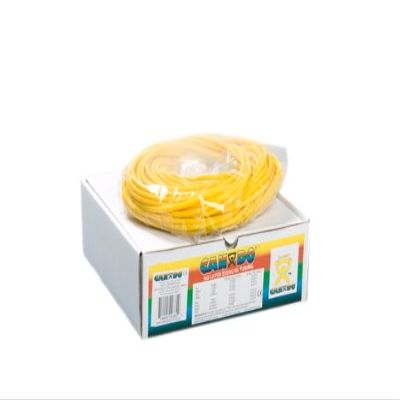 CanDo 10-5721 Preferred Colors Exercise Tubing, X-Light, Latex-Free, Yellow