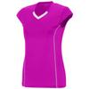 Augusta Sportswear 1218 Women's Blash Jersey - Power Pink/White 1218A XL view 1
