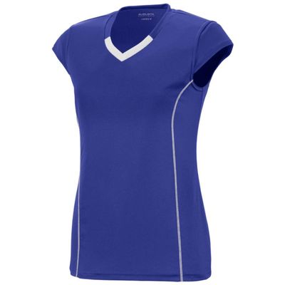Augusta Sportswear 1218 Women's Blash Jersey - Purple/White 1218A M