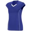 Augusta Sportswear 1218 Women's Blash Jersey - Purple/White 1218A M view 1