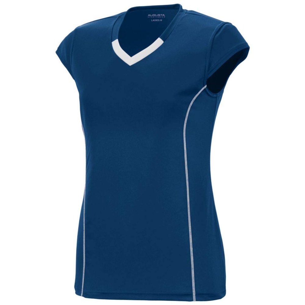 Augusta Sportswear 1218 Women's Blash Jersey - Navy/White 1218A XL