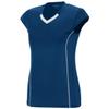 Augusta Sportswear 1218 Women's Blash Jersey - Navy/White 1218A XL view 1