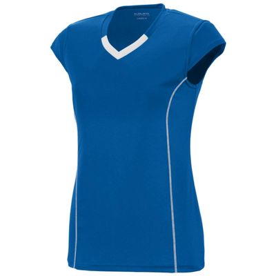 Augusta Sportswear 1218 Women's Blash Jersey - Royal/White 1218A M