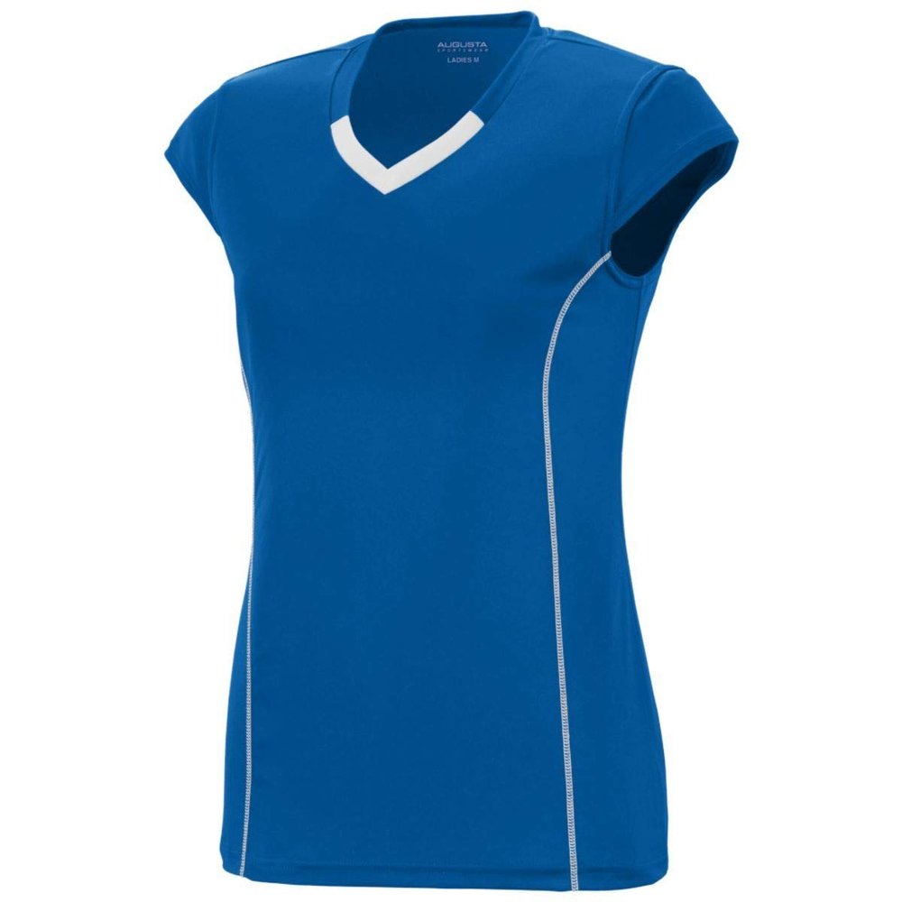 Augusta Sportswear 1218 Women's Blash Jersey - Royal/White 1218A M