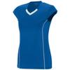 Augusta Sportswear 1218 Women's Blash Jersey - Royal/White 1218A M view 1