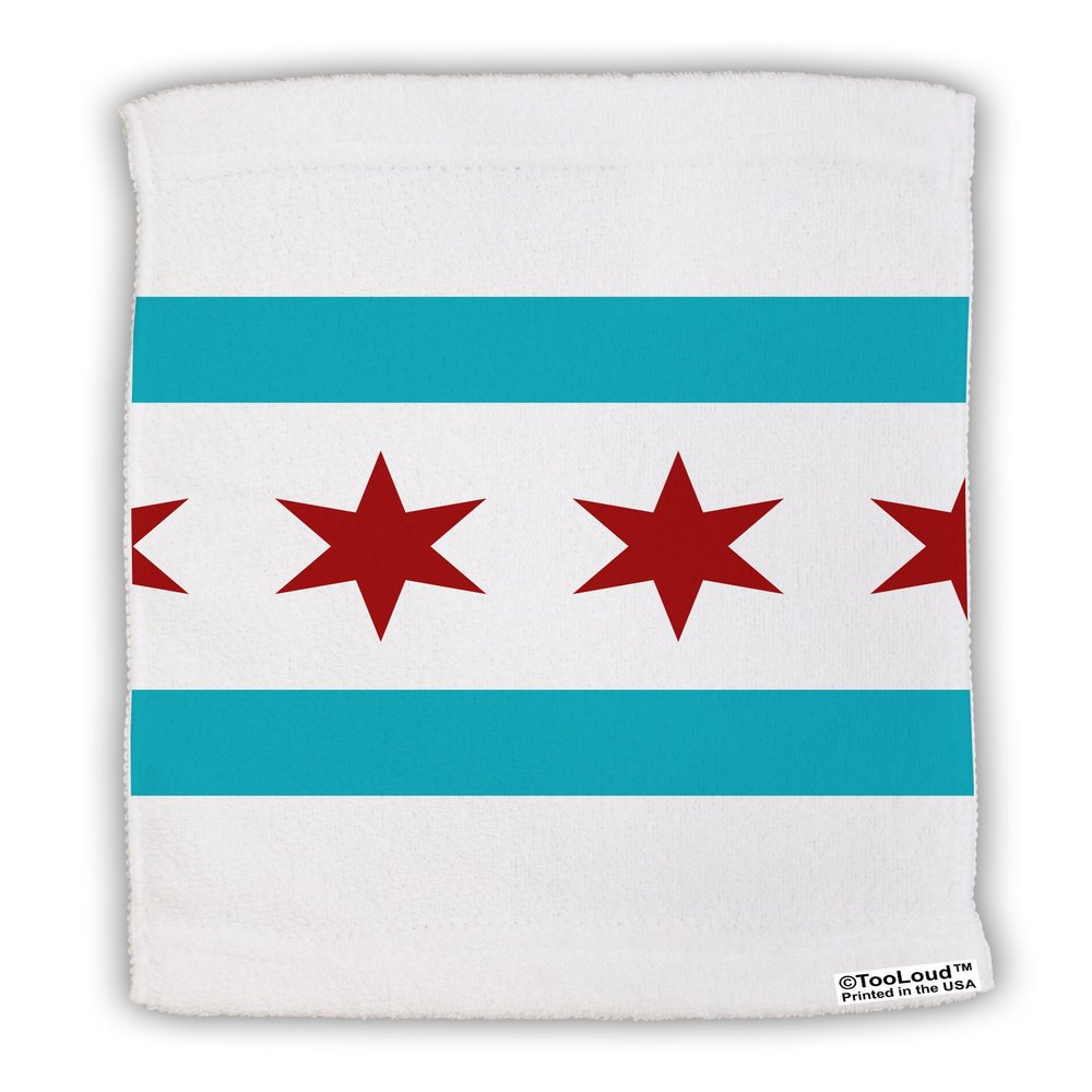 TOOLOUD Chicago Flag AOP Micro Terry Sport Towel 11"x8" All Over Print