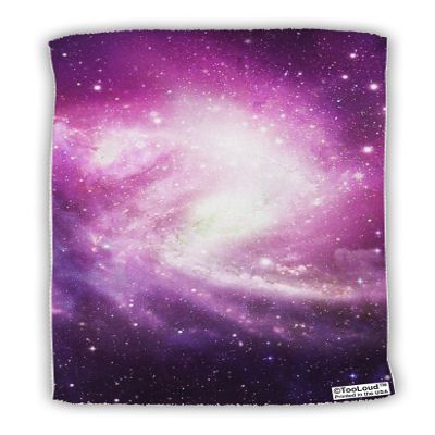 TOOLOUD Purple Galaxy AOP Micro Terry Sport Towel 11" x 18" All Over Print