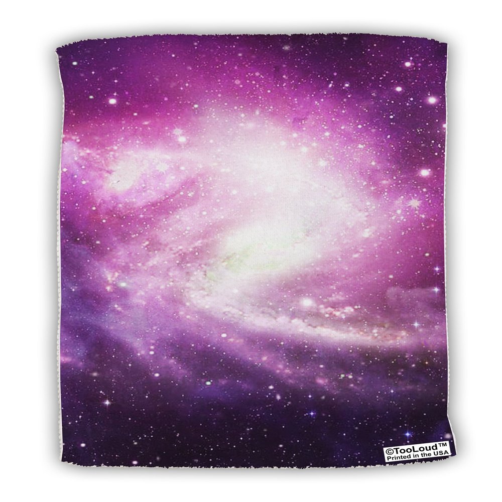 TOOLOUD Purple Galaxy AOP Micro Terry Sport Towel 11" x 18" All Over Print