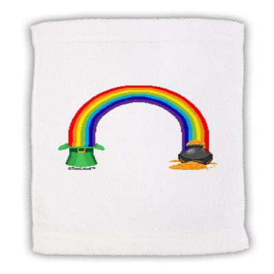 TOOLOUD Pixel Pot of Gold Micro Terry Sport Towel 11"x18"