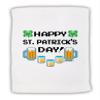 TOOLOUD Pixel Happy St Patricks Day Micro Terry Sport Towel 15" x 22" view 1