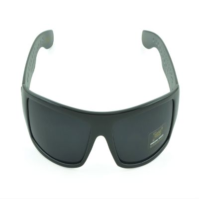 Belle Donne- Gangster Sunglass Hardcore Dark Lens Sunglasses Men Women - Gray