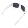 Belle Donne- Trendy Mens and Womens Hardcore Fashion Dark Lens Sunglasses -White view 4