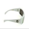 Belle Donne- Gangster Sunglass Hardcore Dark Lens Sunglasses Men Women - White view 3