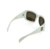Belle Donne- Gangster Sunglass Hardcore Dark Lens Sunglasses Men Women - White view 4