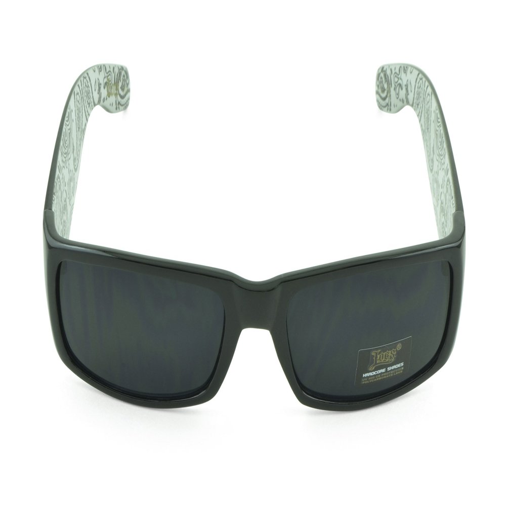 Belle Donne- Gangster Sunglass Hardcore Dark Lens Sunglasses Men Women - White