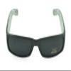 Belle Donne- Gangster Sunglass Hardcore Dark Lens Sunglasses Men Women - White view 1